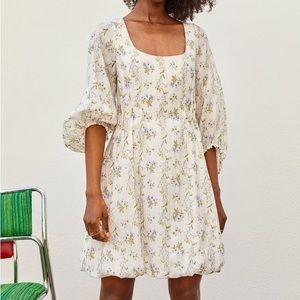 NWT H&m Brock collection bubble hem dress